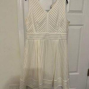 White A line Dress